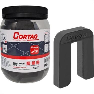 Imagem de Espacador Tipo U Ferradura Cortag 10Mm Com 50 Pecas