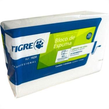 Imagem de Espuma Em Bloco Tigre 6Cm X 13Cm X 21Cm - Kit C/12 Pecas - PINCEIS TIG