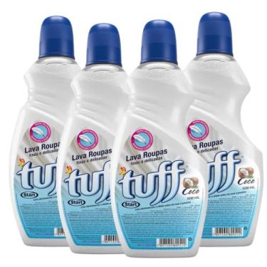 Imagem de Sabão Líquido Coco Tuff 500ml Limpa Perfuma e Protege Roupas Finas e D