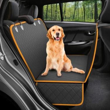 Imagem de Capa Luxo Pet Protetora para Banco Traseiro de Carro Impermeável Cacho