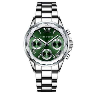 Imagem de Relógio Feminino Impermeável Quartzo de Aço Inoxidável  - MINIFOCUS, V