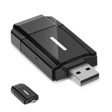 Imagem de Adaptador CarPlay sem fio para iPhone, converte com fio para sem fio Android Auto para ativador de dongle sem fio, tamanho mini com extensão USB-C/Tipo-C, interface compatível com controle de voz de