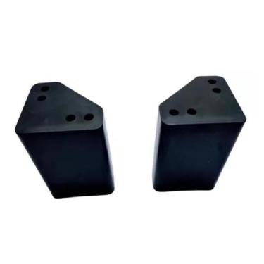 Imagem de Pés Fogão De Piso Fischer Gran Cheff - Kit C/ 2 Pés Traseiro