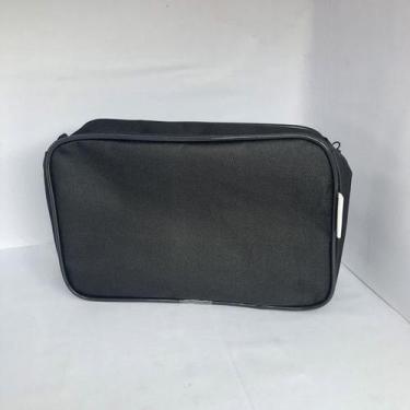 Imagem de Necessaire inteira de NAILON (tecido) PRETA 23x15 - Gii Matos Makeup 