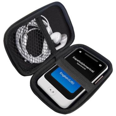 Imagem de Lamshaw Compatível com a capa POCKETALK S2 Plus, capa de transporte de EVA durável, à prova de choque e leve, compatível com POCKETALK S2 Plus (preto)