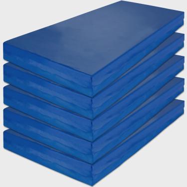 Imagem de Colchão Hospitalar Impermeável kit com 5 de Espuma D33 de Courvin 78x188x12cm bf Colchões