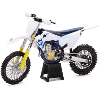 Imagem de Motocicleta de brinquedo NewRay Husqvarna FC450 Motocross Scale 1:12