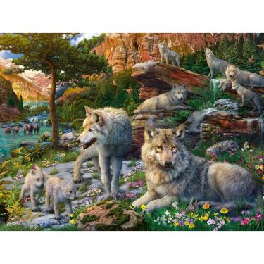 Imagem de Quebra-cabeça Ravensburger Wolf Wilderness 1500 peças