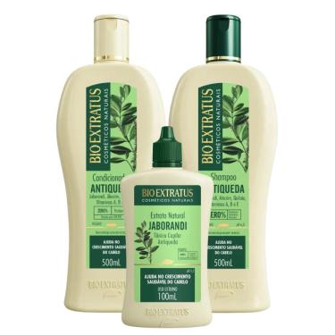 Imagem de Kit Bio Extratus Antiqueda Jaborandi 500Ml Sh. Cond E Tônico