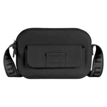 Imagem de Bolsa moleca transversal pequena com bolso 50058.1, Preto, U