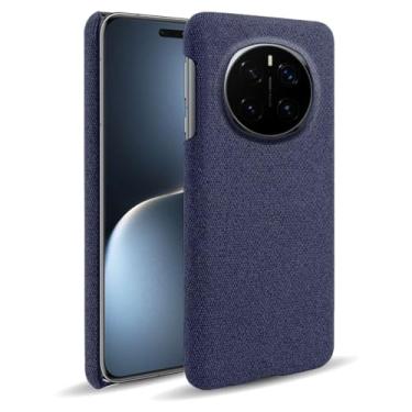 Imagem de Capa para Honor Magic 7 Pro,Capa desenhada em lona,Case Protetora Ultrafina com Empunhadura Macia,Design em Tecido Antichoque e Antiarranhões-Blue