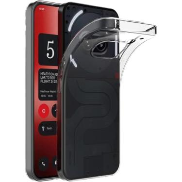 Imagem de Capa para Nothing Phone 2a (6,7 polegadas) MaiJin Capa Traseira Transparente de Gel de Borracha TPU Macio