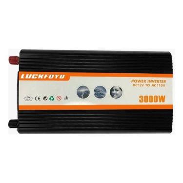 Imagem de Inversor Potência 12v 110v 3000w Senoidal Onda Modificada - alfashop