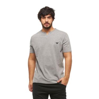 Imagem de Camiseta Basica Masculina Logo Konoa Gola Portuguesa, Grafite, GG, Mas