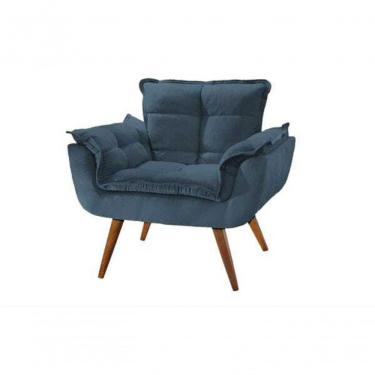 Imagem de Poltrona Opala Azul Bic 1 Lugar Akisalla Móveis