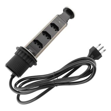 Imagem de Torre De Tomada Embutir Retrátil 3 Tomadas Gmad