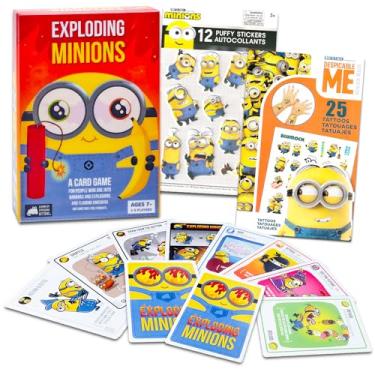 Imagem de Despicable Me Exploding Minions Card Game - Bundle Includes Board Game, Minions Stickers, Tattoos