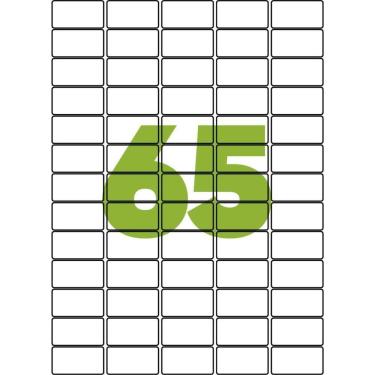 Imagem de Etiqueta A4 A4351 100fls 21,2x38,2mm 6.500unid - Maxprint