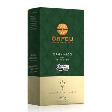 Imagem de Orfeu Café Orgânico Torrado e Moído, 100% Arabica, Torra Média, 250g