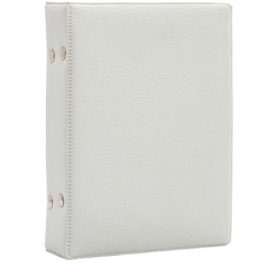 Imagem de Álbum Para Fotos 10x15/120 Fotos Couro Colorido Ou Glitter Escolha Seu Album Preferido (BRANCO)