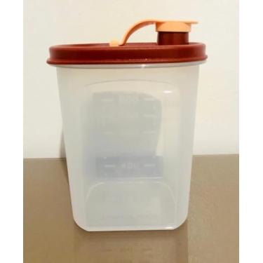 Imagem de Jarra Guarda Suco Slim 1lt Com Escala Não Vaza Deitado na Geladeira