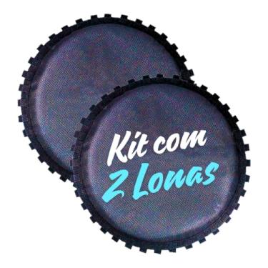 Imagem de Kit com 2 Lonas para Jump 30 Molas | Tela Profissional Ultra Reforçada | Substituição para Mini Trampolim | Alta Resistência e Segurança | Ideal para Academia e Treino Funcional