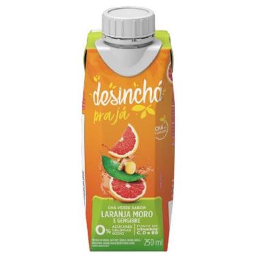 Imagem de Chá Verde Gelado Desinchá Sabor Laranja Moro e Gengibre 250ml