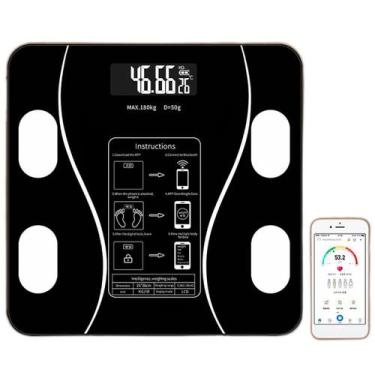 Imagem de Balança Digital Corporal Bioimpedancia Aplicativo Bluetooth - Bellator