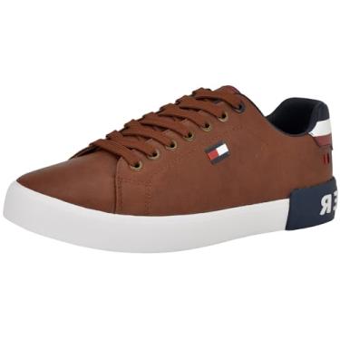 Imagem de Tommy Hilfiger Tênis masculino Rezz, Conhaque, 41 BR