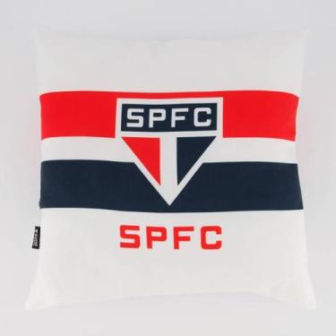 Imagem de Almofada São Paulo Tricolor Branca - Sude, Único