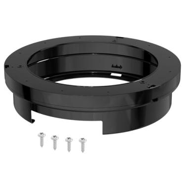 Imagem de NOOTO Dispensador de placa de papel de plástico preto de 23 cm | Ideal para trailers e trailers | Dispensador de placa de papel sob o armário (com 4 parafusos)