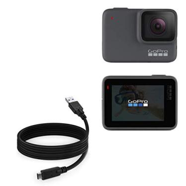 Imagem de BoxWave Cabo compatível com GoPro Hero 7 Silver - DirectSync - USB 3.0 A para USB 3.1 tipo C, cabo de carregamento e sincronização USB C para GoPro Hero 7 Prata - 1,8 m - Preto
