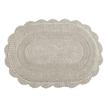 Imagem de Tapete Crochê Dupla Face Oval 60x90cm - Kacyumara - Fend Chip