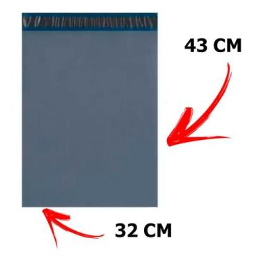 Imagem de Kit 100 Envelope Segurança 32x43 Embalagem Sedex Correios - New Quatin