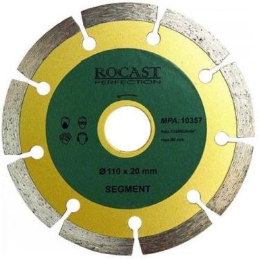 Imagem de Disco diamantado segmentado 110 x 20 mm - rocast 34,0002