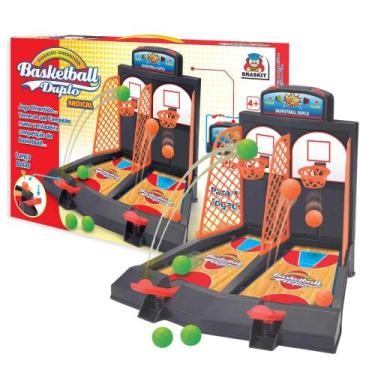 Imagem de Jogo Infantil Basketball Duplo com Placar de Pontos Braskit - 0702