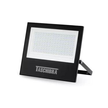 Imagem de Refletor Taschibra Led Slim 100W Preto 6500K 15030043