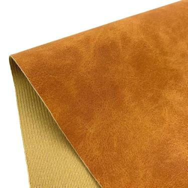 Imagem de 1 Peça De Tecido PU Fosco De Camurça Sintética - À Prova D'água, Durável Com Textura Transparente, 0,8 Mm De Espessura - Suporte De Feltro Macio Para Roupas Artesanais DIY(Brown,20cmx15cm)