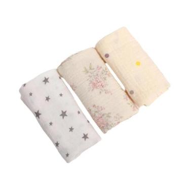 Imagem de Toalhas De Algodão Absorventes E Macias Para Bebês, Panos De Lavagem F