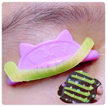 Imagem de Fita de elevação de cílios de silicone para levantamento de cílios fita permanente Compensadores autoadesivos, 3 pares de fitas compensadoras, pressione a tira de cílios para substituir as capas de