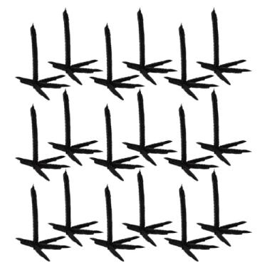 Imagem de DIYEAH 50 Peças de Garras de Corvo de Plástico, Pés de Corvo Pretos para Artesanato, Melhorias de Bichos de Pelúcia Faça Você Mesmo, Peças de Decoração para Festa de Halloween