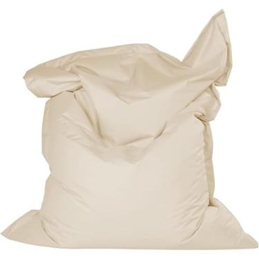 Imagem de Sxbcya Retagular Swimmig Pool Floatig Bea Bag Pouf Cover O Filler Impermeável Travesseiro De Praia Sac Salo Sofá-cama Chaise Louge, Beige, 100x130cm-cover