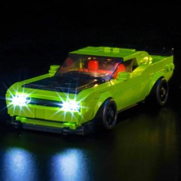 Imagem de LocoLee Kit de luz compatível com Lego 77237 Dodge Challenger SRT Hellcat carro esportivo – sem modelo apenas luz, acessórios de iluminação LED compatíveis com Lego 77237