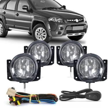 Imagem de Kit farol de milha palio weekend strada adventure locker 2009 2010 201