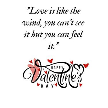 Imagem de Love is like the wind, you can't see it but you can feel it: This notebook features 100 pages, "6x9" inches blank lines with a beautiful heart, ... you to fill out about your special someone