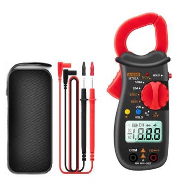 Imagem de Alicate Amperímetro Digital Profissional ANENG MT88A - Medições AC/DC