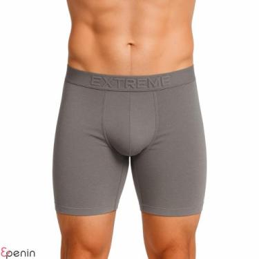 Imagem de Cueca Ciclista Boxer Microfibra Comprida Masculina Confortável - EPeni