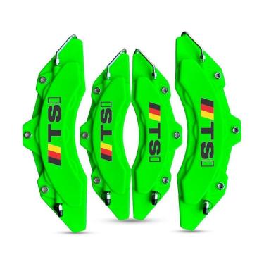 Imagem de Kit Universal Verde Capa De Pinça De Freio Para Tsi + Cola