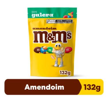 Imagem de Mars Confeito M&M's Amendoim 132g Chocolate ao Leite