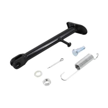 Imagem de Mqetly Descanso Lateral para Motocicleta, Suporte para Bicicleta, Peças de Reposição, Descanso Lateral para Bicicletas Elétricas, Preto.